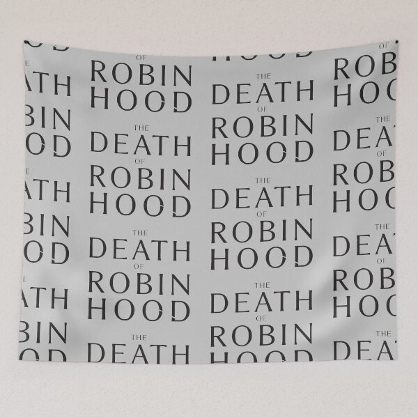 Item preview, The Death of Robin Hood (2026) – Gothic Folk Legend Typography Design designed and sold by ironpalette.