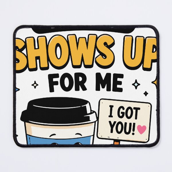 Item preview, Coffee Always Shows Up For Me Funny Coffee Quote designed and sold by Gift Phrase Studio.