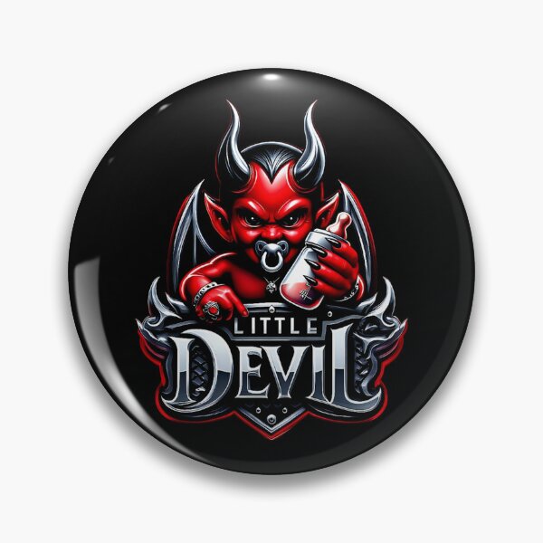 Item preview, Little Devil Baby Cute Red Horned Devil Illustration designed and sold by DeimosArtIntl.