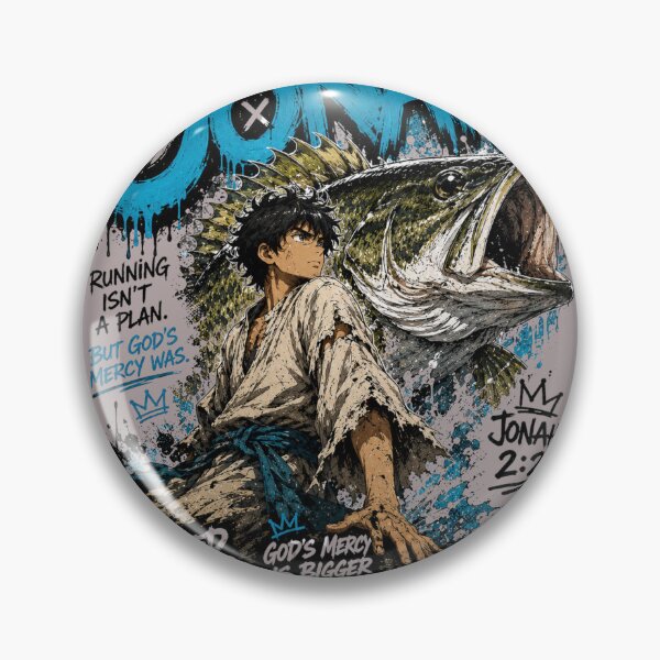 Item preview, Jonah Called Anyway Christian Anime Design designed and sold by ButterflyHolly Resource.