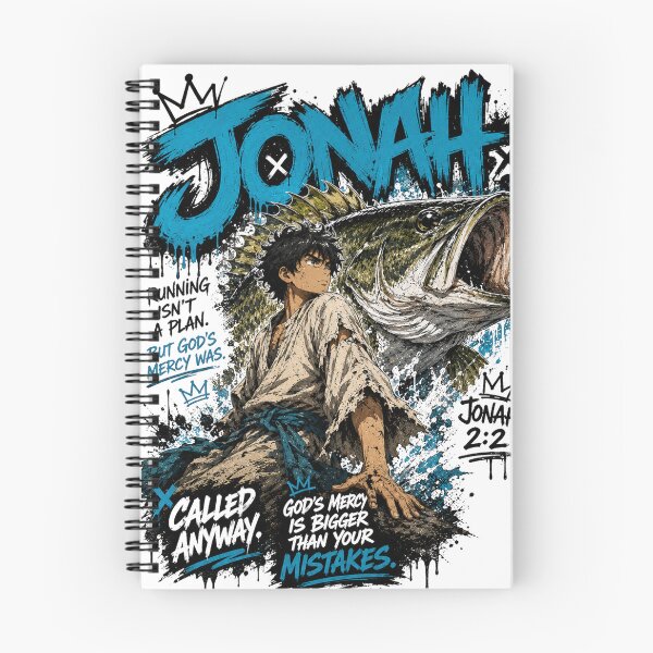 Item preview, Jonah Called Anyway Christian Anime Design designed and sold by ButterflyHolly Resource.