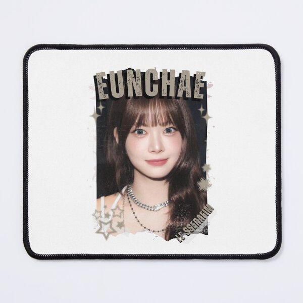 Item preview, Le Sserafimm Hong Eunchae Kpop Girl Group Black and White Collage Design designed and sold by AJUNICE STUDIO.