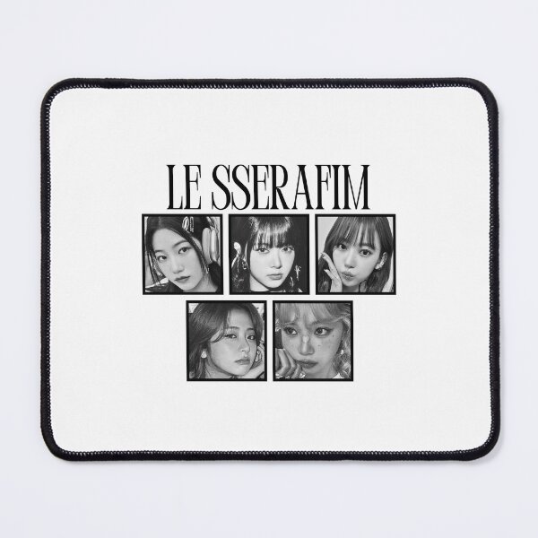Item preview, Le Sserafimm Kpop Girl Group Black and White Collage Design designed and sold by AJUNICE STUDIO.