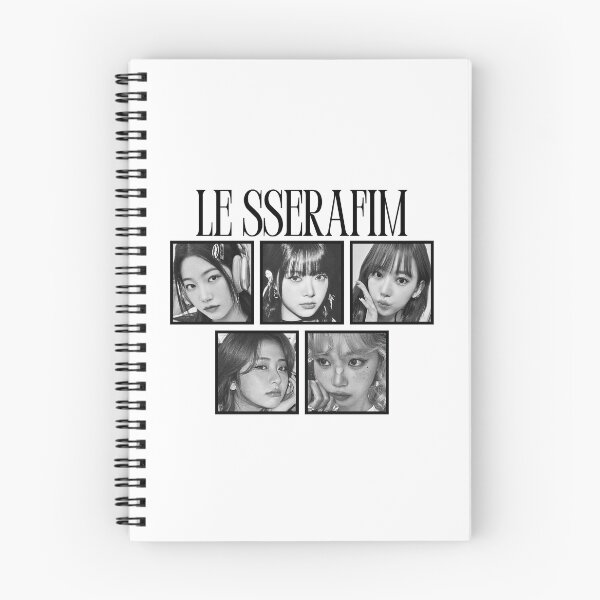 Item preview, Le Sserafimm Kpop Girl Group Black and White Collage Design designed and sold by AJUNICE STUDIO.