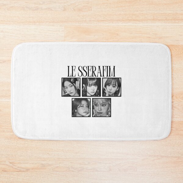 Item preview, Le Sserafimm Kpop Girl Group Black and White Collage Design designed and sold by AJUNICE STUDIO.