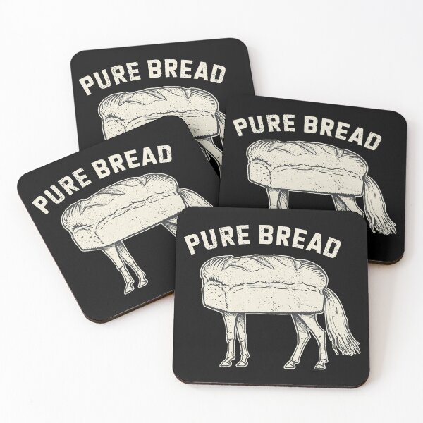 Item preview, Pure Bread - Funny Vintage Horse Loaf Bakery Pun designed and sold by rediscoveredapp.