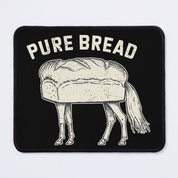 Item preview, Pure Bread - Funny Vintage Horse Loaf Bakery Pun designed and sold by rediscoveredapp.
