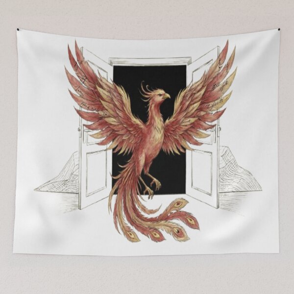 Item preview, Phoenix of Renewal – Doorway to Transformation Design designed and sold by Cristhian Almanza.