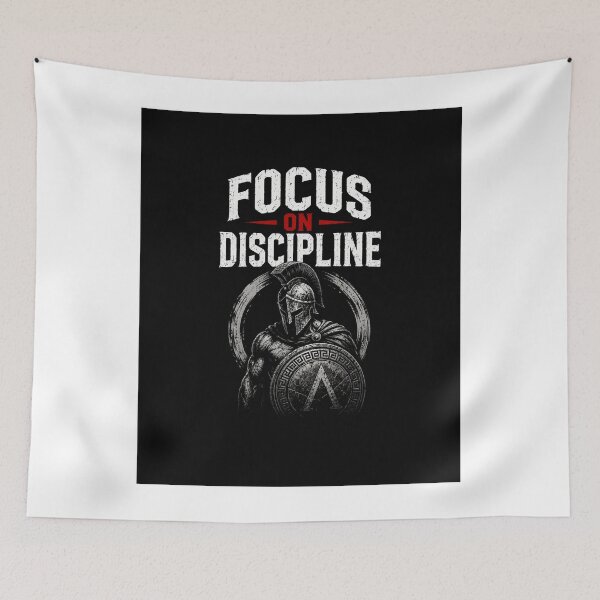 Item preview, Focus On Discipline Motivation Design designed and sold by Wild Horizon Studio.