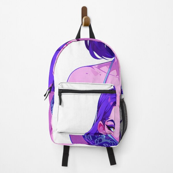 Item preview, Confident anime girl – purple hair waifu designed and sold by Shirt-Otakus.