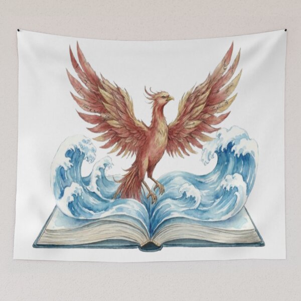 Item preview, Phoenix of Stories – Rebirth Through Knowledge Design designed and sold by Cristhian Almanza.