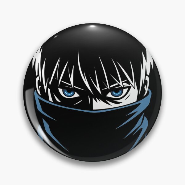 Item preview, Anime Ninja Intense Blue Eyes – Minimalist High Contrast Manga Art designed and sold by GomuStyles.
