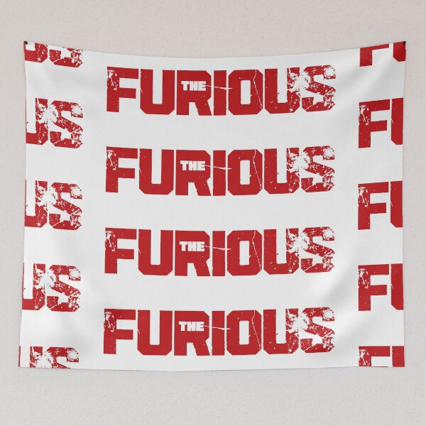 Item preview, The Furious (2026) – Distressed Action Thriller Typography Design designed and sold by ironpalette.