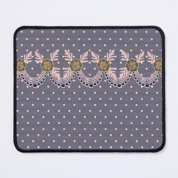 Item preview, Blush & Navy Lace Floral Pattern designed and sold by Eejee-SK.