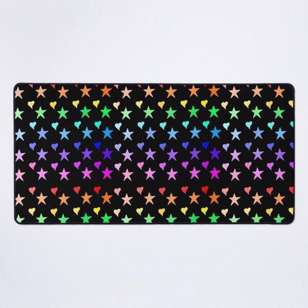 Item preview, Rainbow Hearts and Stars designed and sold by Leapingdoe.