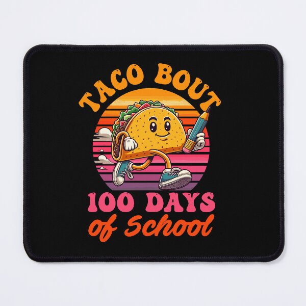 Item preview, Taco Bout 100 Days Retro designed and sold by SiarheiYur.