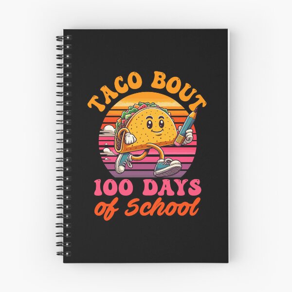Item preview, Taco Bout 100 Days Retro designed and sold by SiarheiYur.