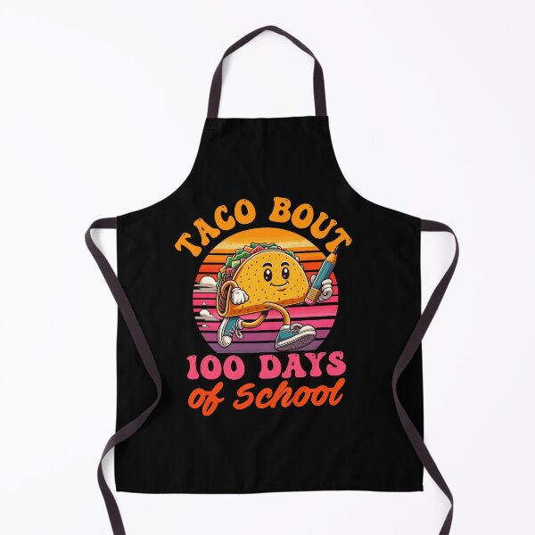 Item preview, Taco Bout 100 Days Retro designed and sold by SiarheiYur.