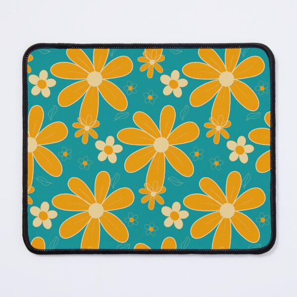 Item preview, Turquoise Field with yellow Flowers 96 designed and sold by StefanStudioArt.