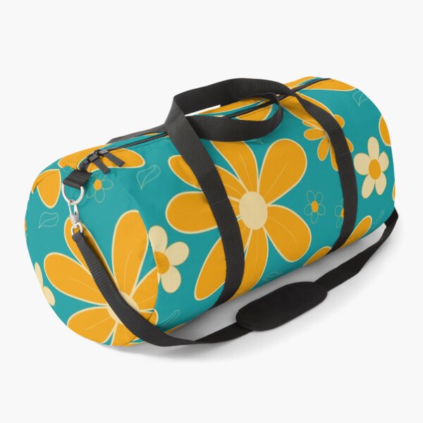 Item preview, Turquoise Field with yellow Flowers 96 designed and sold by StefanStudioArt.