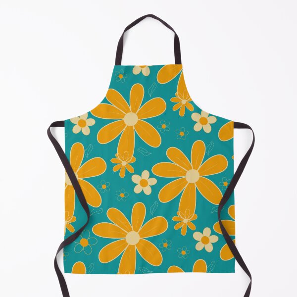 Item preview, Turquoise Field with yellow Flowers 96 designed and sold by StefanStudioArt.