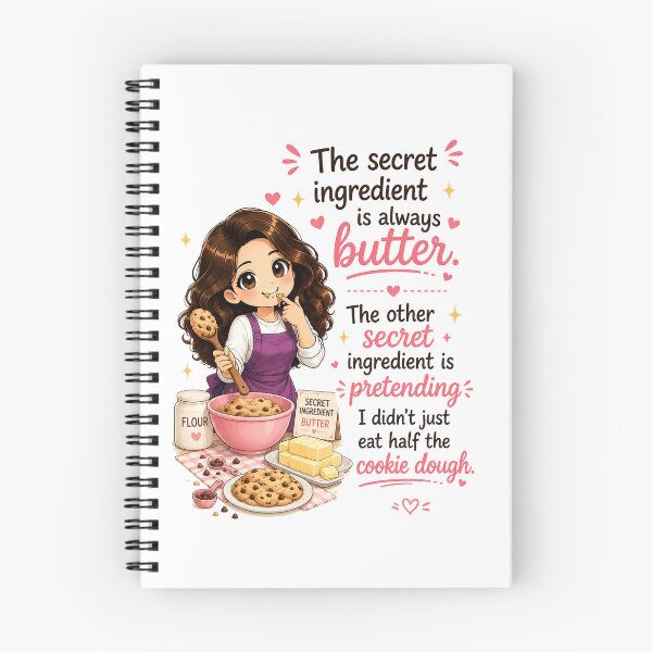 Item preview, Secret Ingredient is Always Butter (Plus Cookie Dough Confession) designed and sold by thecookiegallery.