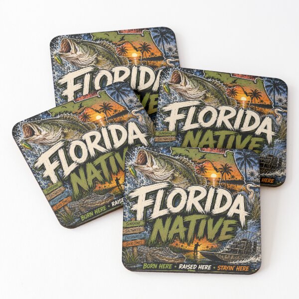 Item preview, Florida Native Born Raised Staying Here designed and sold by ButterflyHolly Resource.