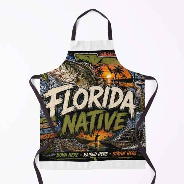 Item preview, Florida Native Born Raised Staying Here designed and sold by ButterflyHolly Resource.