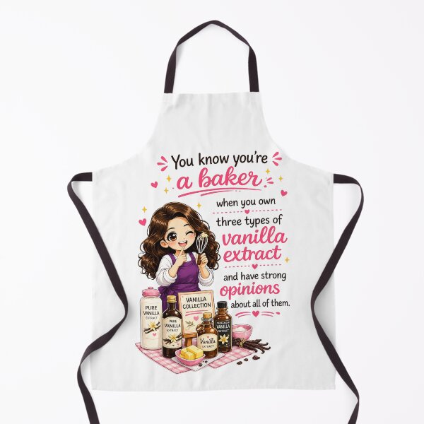 Item preview, You Know You're a Baker When (Three Types of Vanilla Extract) designed and sold by thecookiegallery.