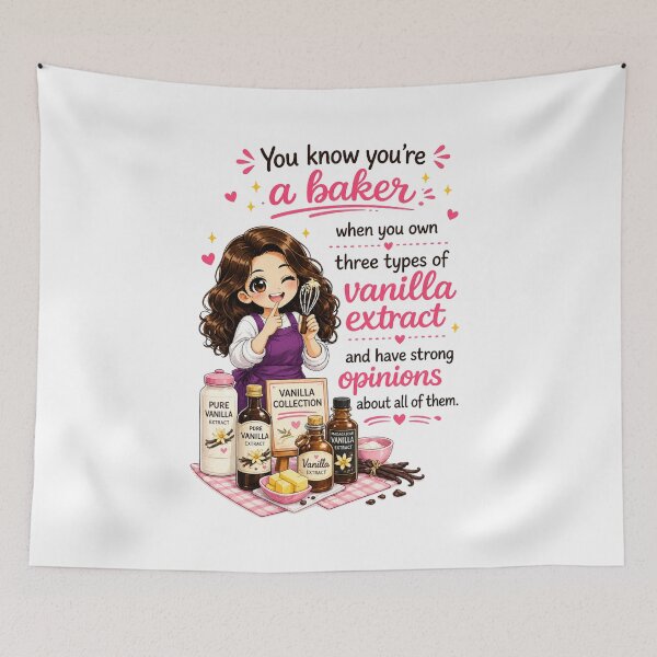 Item preview, You Know You're a Baker When (Three Types of Vanilla Extract) designed and sold by thecookiegallery.