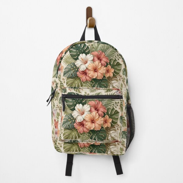 Item preview, Hibiscus Flowers and Tropical Leaves Pattern designed and sold by Eclectic Monkey.