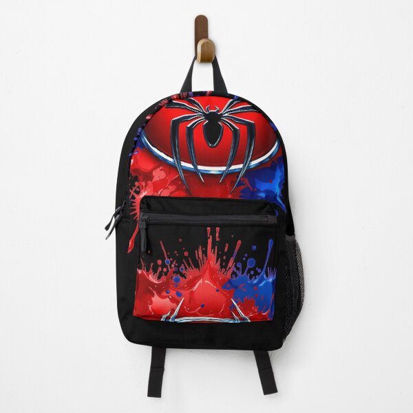Item preview, Metallic Spider Emblem Paint Splash – Red and Blue Liquid Splatter Art designed and sold by GomuStyles.