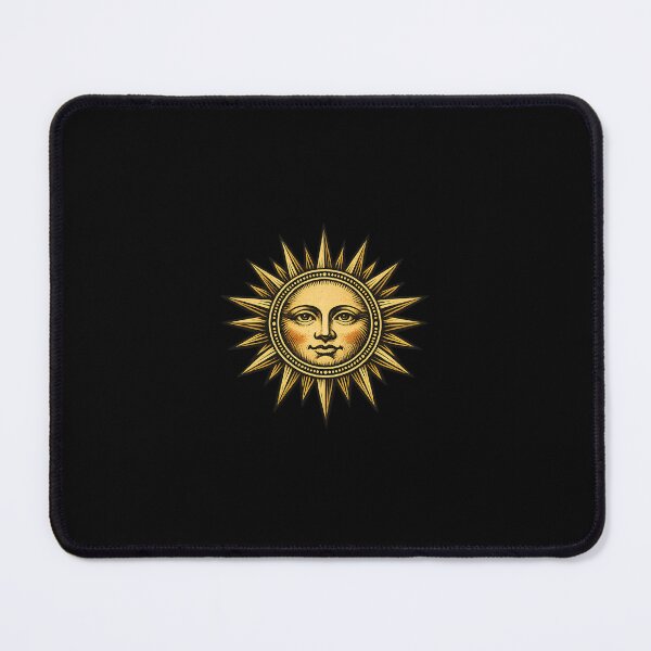 Item preview, Retro Symmetrical Sun Badge designed and sold by Le Grand Requin.