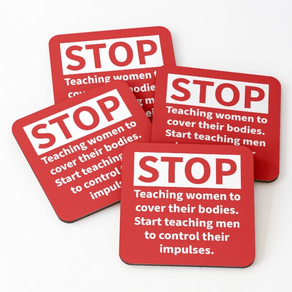 Item preview, Stop teaching women to cover their bodies  designed and sold by Rachel the Artist .