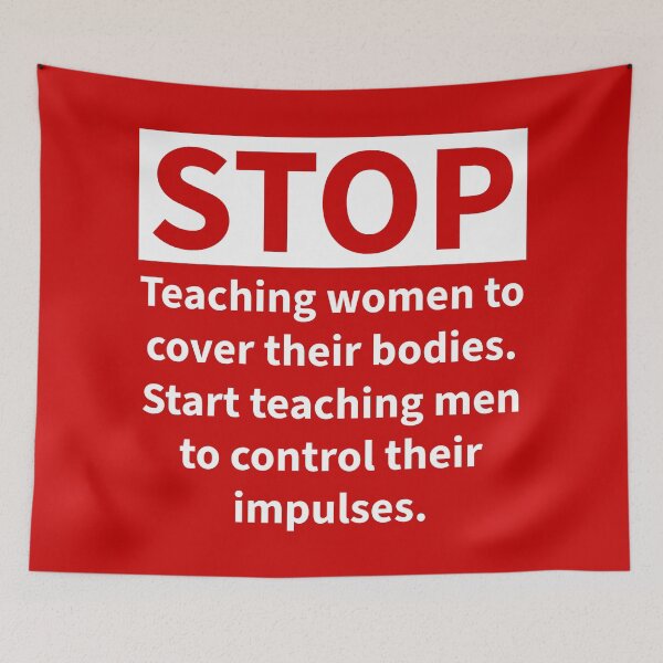 Item preview, Stop teaching women to cover their bodies  designed and sold by Rachel the Artist .