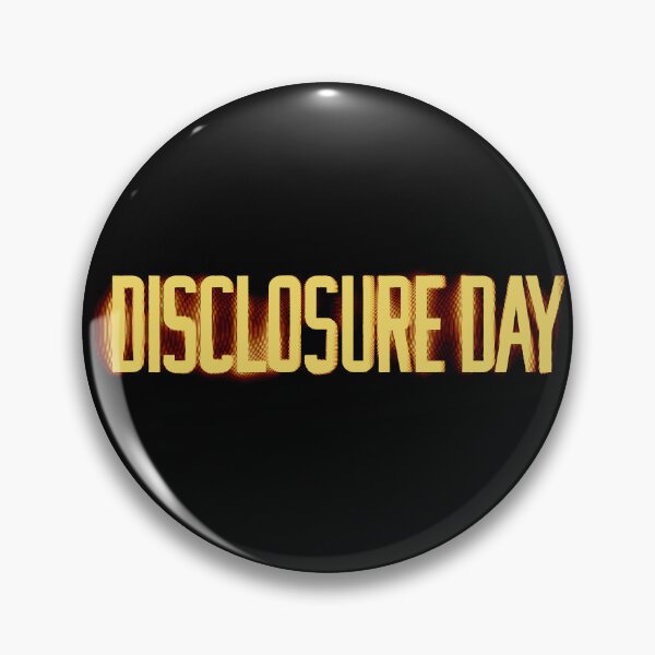 Item preview, Disclosure Day (2026) – Retro Sci-Fi Psychological Thriller Typography Design designed and sold by ironpalette.