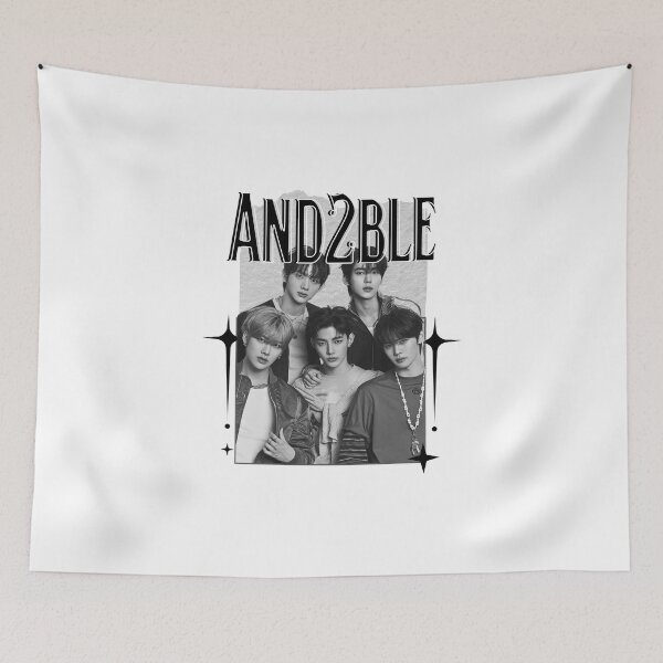 Item preview, And2blee Kpop Korean Boy Group Black And Whhite Collage Art  designed and sold by HELL0WBELLO.