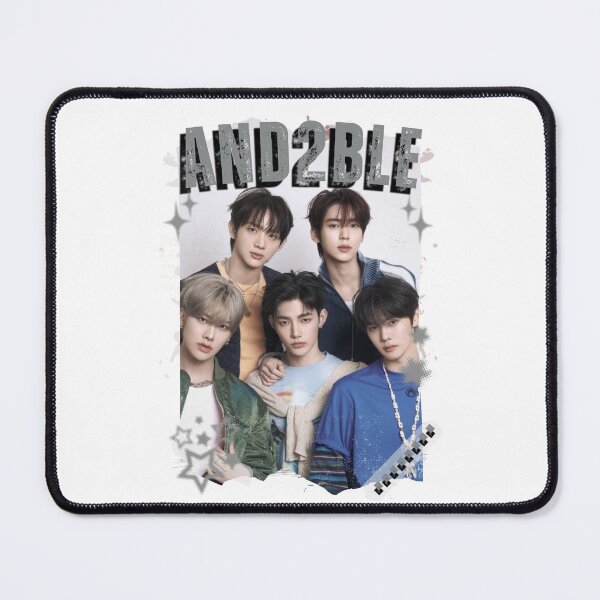 Item preview, And2ble Kpop Korean Boy Group Black And Whhite Collage Art designed and sold by HELL0WBELLO.