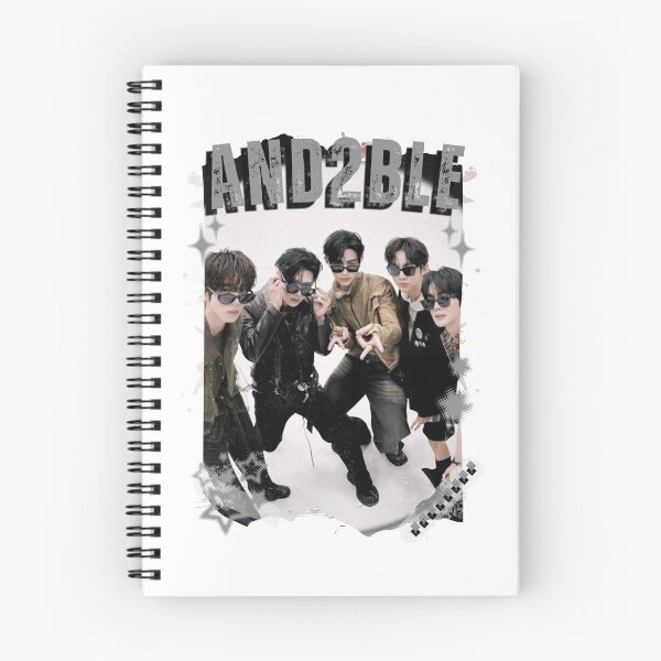 Item preview, And2blee Kpop Korean Boy Group Black And Whhite Collage Art designed and sold by HELL0WBELLO.