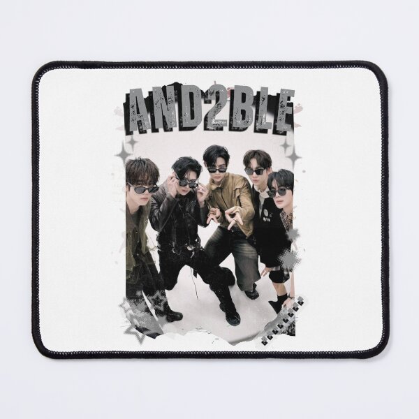 Item preview, And2blee Kpop Korean Boy Group Black And Whhite Collage Art designed and sold by HELL0WBELLO.