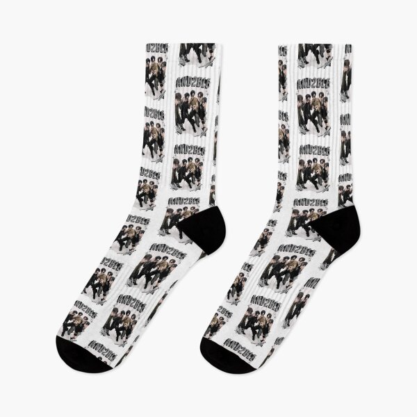 Item preview, And2blee Kpop Korean Boy Group Black And Whhite Collage Art designed and sold by HELL0WBELLO.