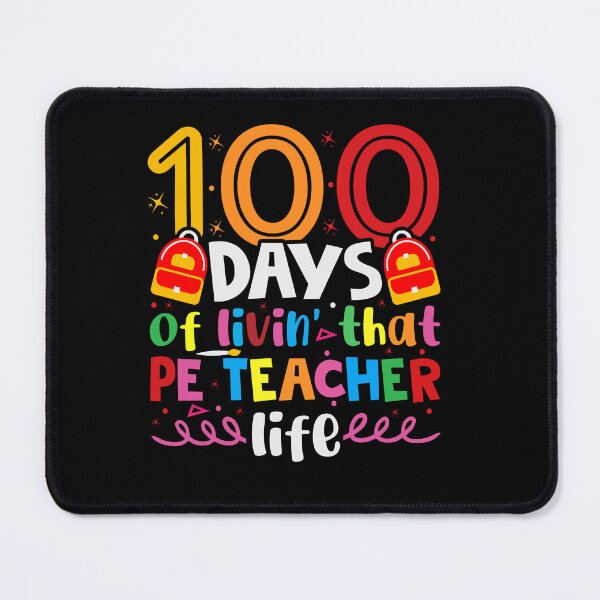 Item preview, 100 Days PE Teacher designed and sold by SiarheiYur.