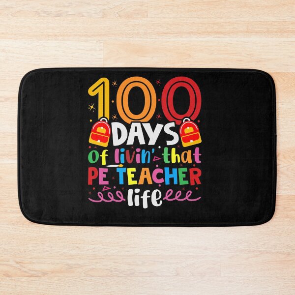 Item preview, 100 Days PE Teacher designed and sold by SiarheiYur.