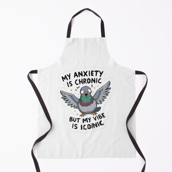 Item preview, My Anxiety Is Chronic But My Vibe Is Iconic  designed and sold by MoodPeel_ .