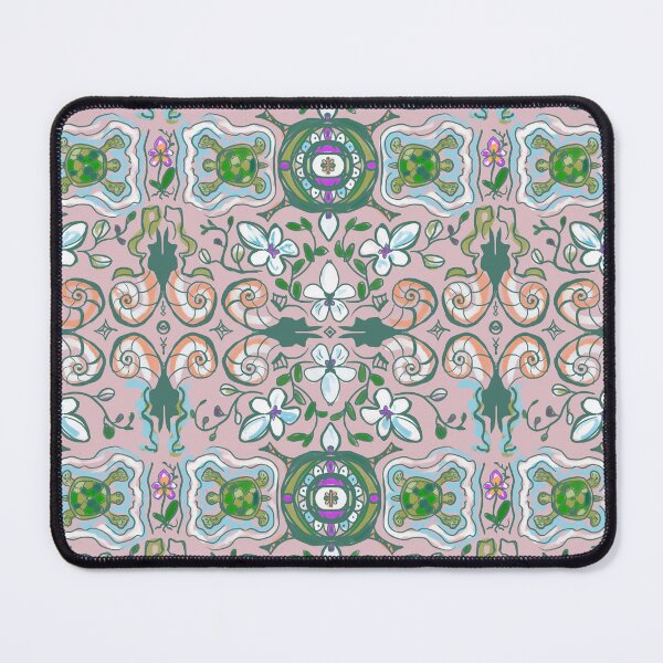 Item preview, Pattern: turtles and orchids  designed and sold by Frida Andreasson.
