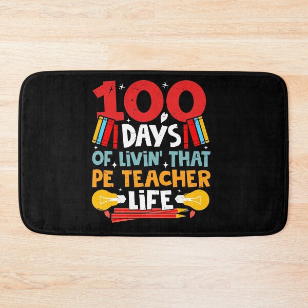 Item preview, 100 Days PE Teacher Life designed and sold by SiarheiYur.
