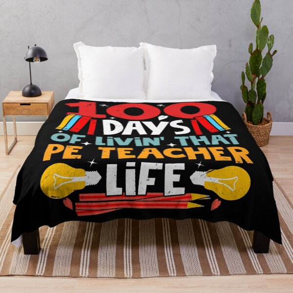 Item preview, 100 Days PE Teacher Life designed and sold by SiarheiYur.