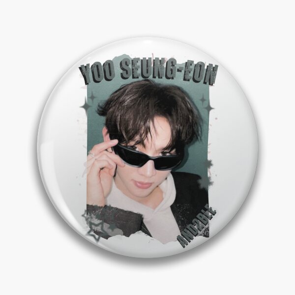 Item preview, And2blee Yoo Seung-eon Kpop Korean Boy Group Black And Whhite Collage Art designed and sold by HELL0WBELLO.