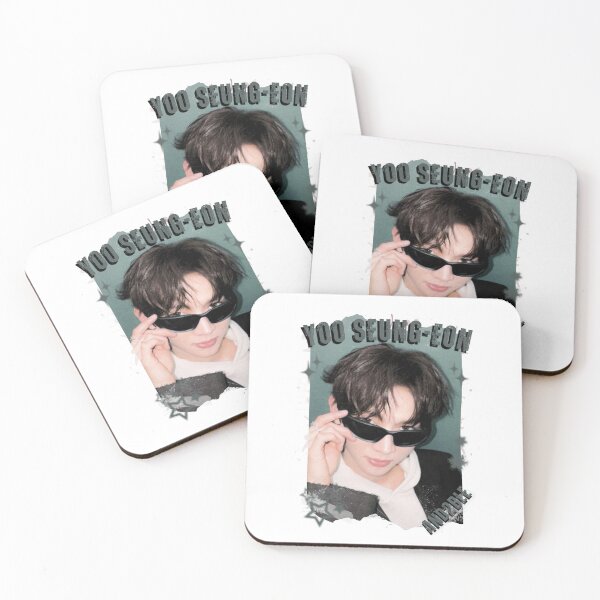 Item preview, And2blee Yoo Seung-eon Kpop Korean Boy Group Black And Whhite Collage Art designed and sold by HELL0WBELLO.