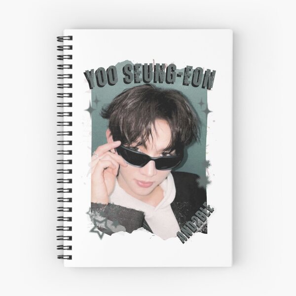 Item preview, And2blee Yoo Seung-eon Kpop Korean Boy Group Black And Whhite Collage Art designed and sold by HELL0WBELLO.